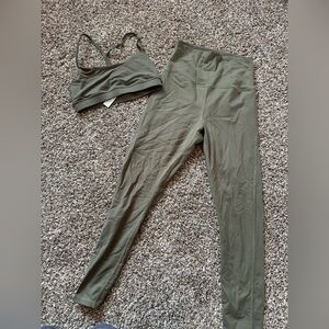 Army Green Workout set Small